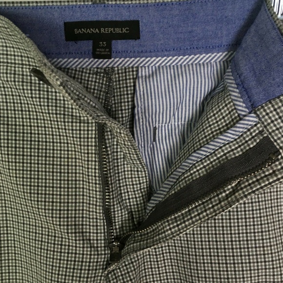 Banana Republic Men's Preppy Plaid Shorts Size 33 - Picture 4 of 7